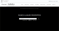 Desktop Screenshot of premiersothebysrealty.com